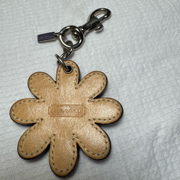 Vintage Coach Floral Patchwork Keychain/Handbag charm - Picture 2 of 2
